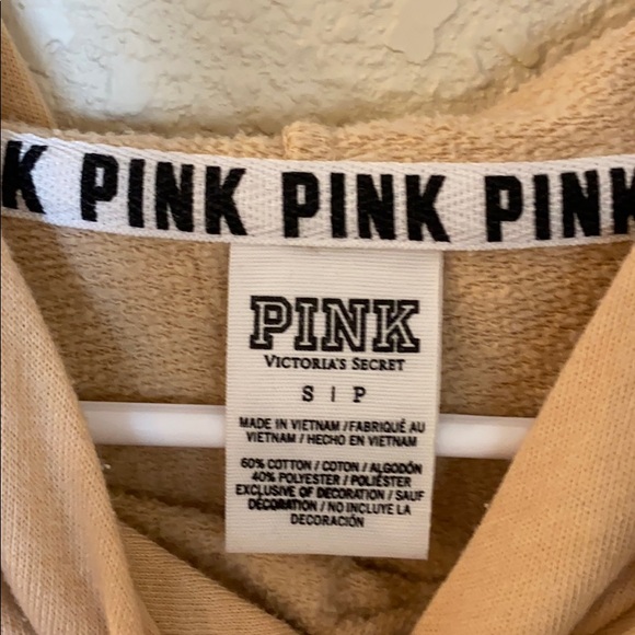 PINK HIGH NECK HOODIE - Picture 3 of 3